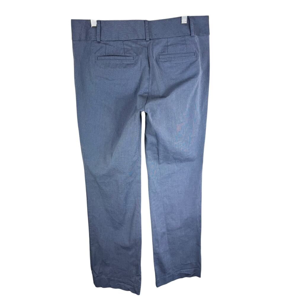 Banana Republic Blue Checkered Ryan Fit Mid Rise Straight Pants‎ Office Wear 10P - Picture 2 of 8
